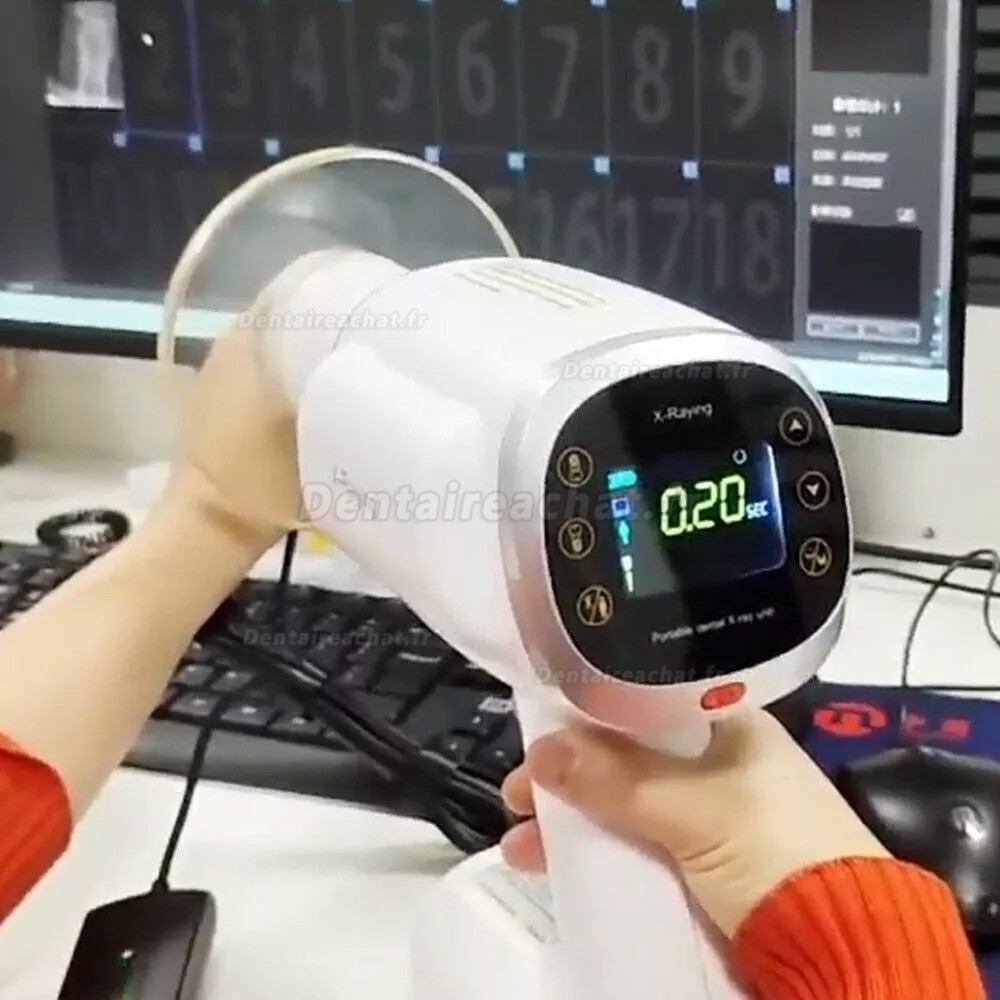 Appareil de radiographie dentaire numérique portable RAY-500X avec écran de protection